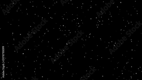 Night starry skies with twinkling stars motion background, Stars in sky, starry night blue starlight shine of milky way, 
 Galaxy space background camera flying through the galaxy and nebula. 