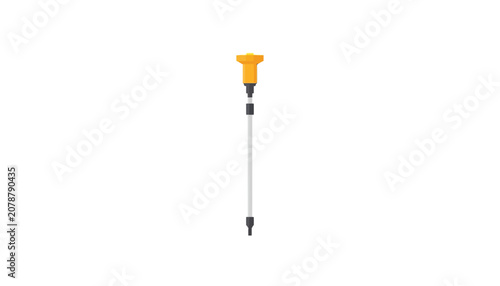 Fotografía Yellow and black telescopic pole tool.