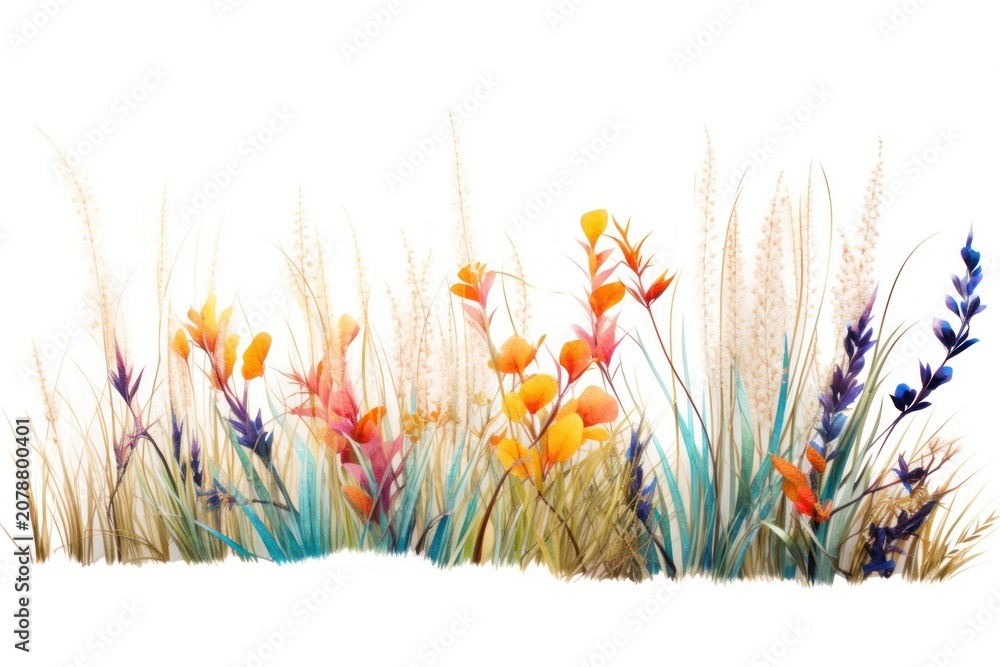 Fototapeta premium Plant grass outdoors nature.