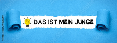 Obraz na plátne Das ist mein Junge