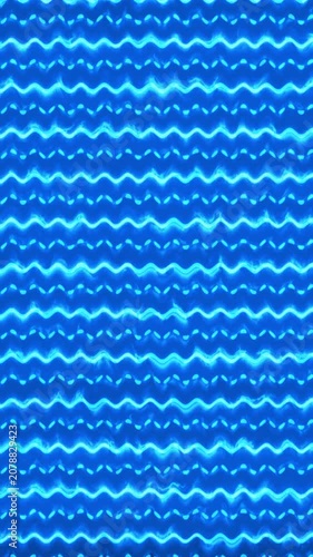 Blue neon background with lines