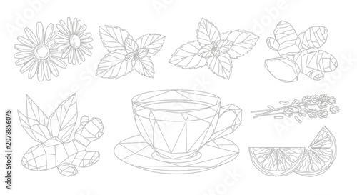 Φωτογραφία A collection of tea and herbal ingredients.