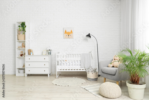 Interior of childrens bedro...