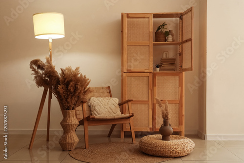 Interior of living room wit...