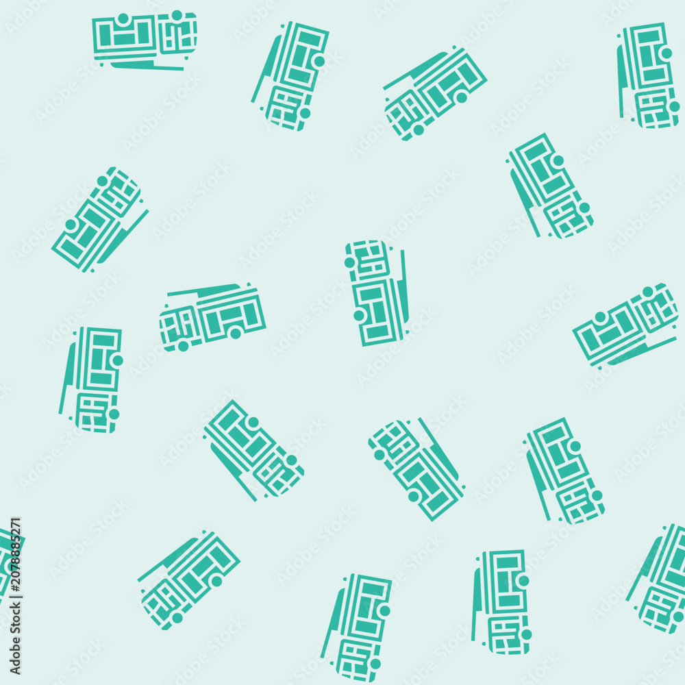 Fototapeta premium fire engine emergency vector glyph seamless pattern fire engine emergency sign illustration