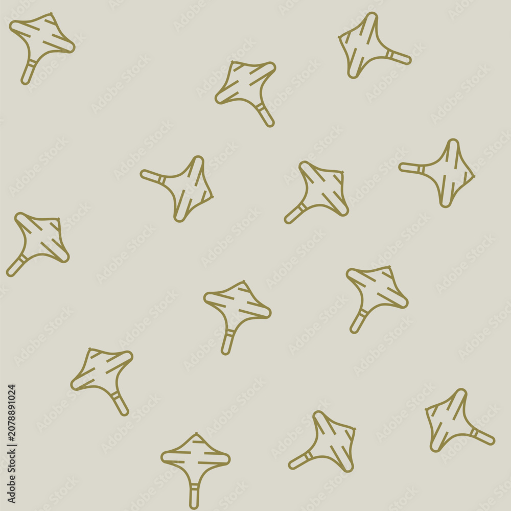 Obraz premium spinning top fidget toy vector line seamless pattern spinning top fidget toy sign illustration