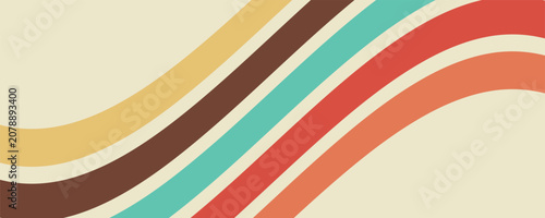 latar belakang abstrak retro antik dengan garis-garis
