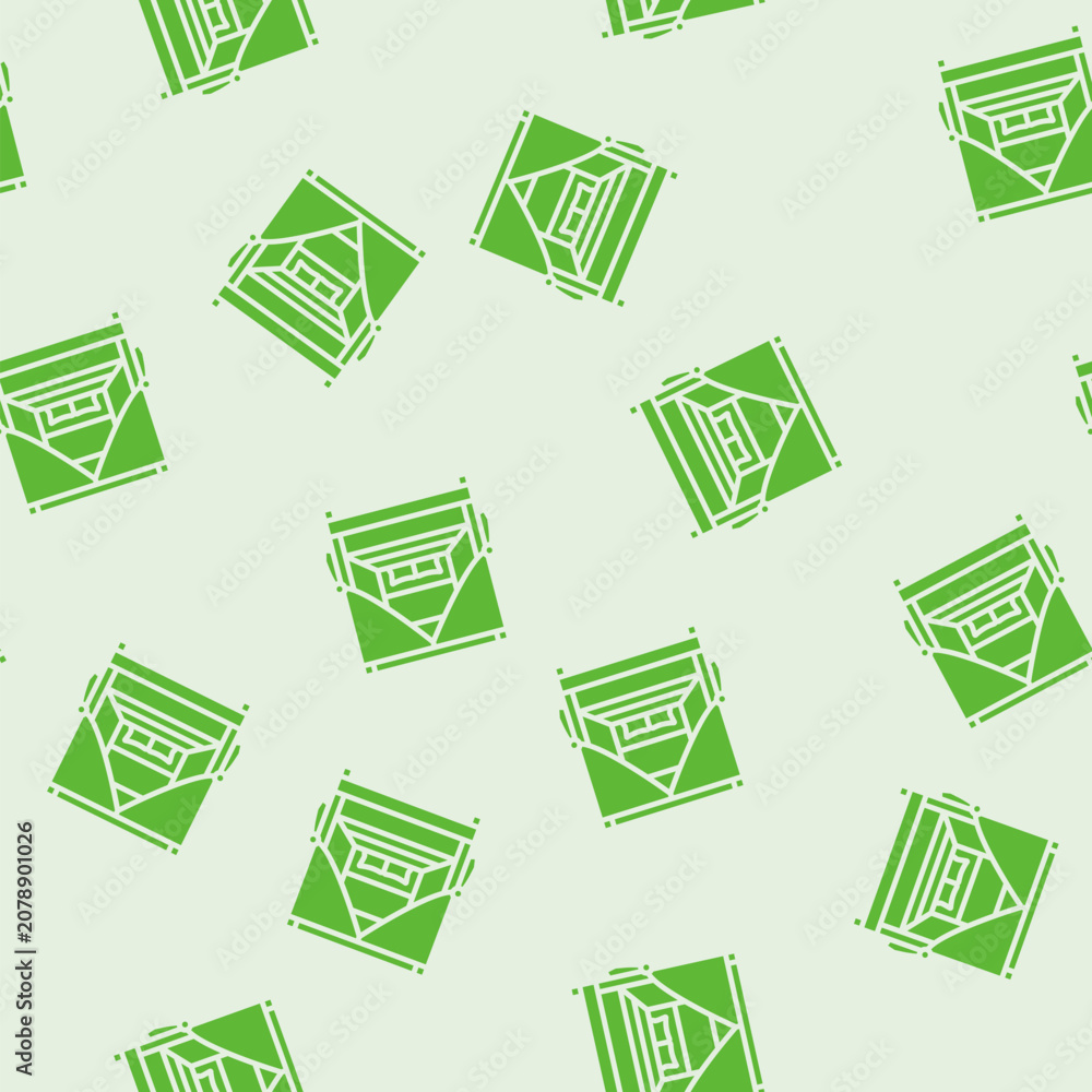 Fototapeta premium lounge chair outdoor furniture vector glyph seamless pattern lounge chair outdoor furniture sign illustration