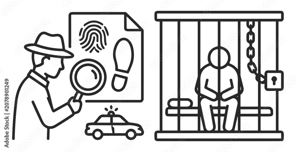 Fototapeta premium Black and white camping backpack icons with straps and front pocket vector illustration on transparent background