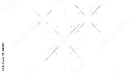 Elegant Silver Starburst Design | Minimal Sparkle Abstract Background