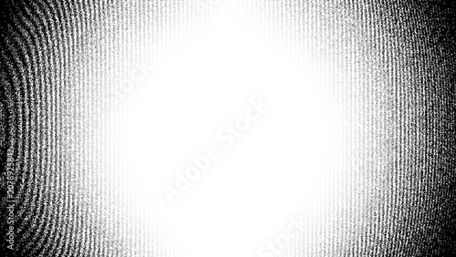 Retro old Bayer TV effect, vintage computer screen. Transparent vignette effect