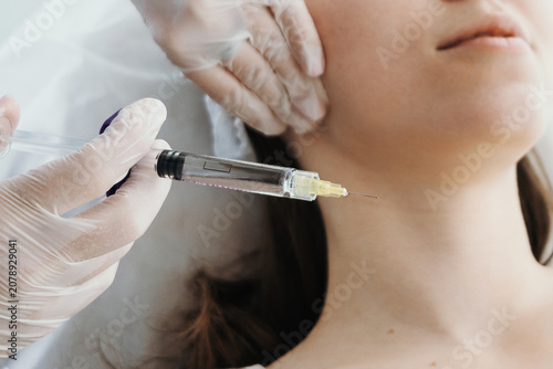 Obraz na płótnie Beauty injections, facial fillers