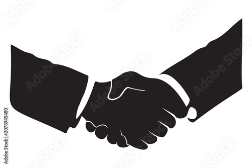 handshake vector illustration