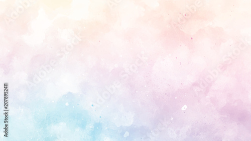 Abstract magenta shades aquarelle illustration. Watercolor canvas for creative grunge design, vintage cards, retro templates.Soft pastel pink watercolour background painted on white paper texture
