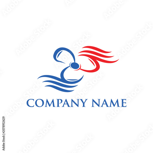 Premium quality hvac logo design, hvac logo emblem, best heating and cooling logo template design