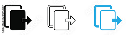 Tableau sur toile File transfer icon