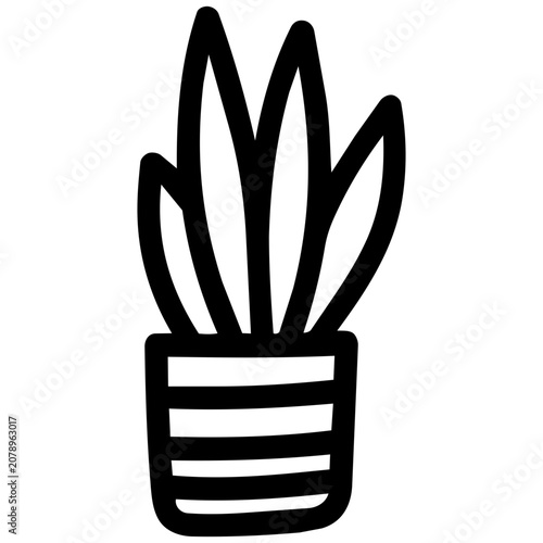 Φωτογραφία air purifying house plant for health breathing concept