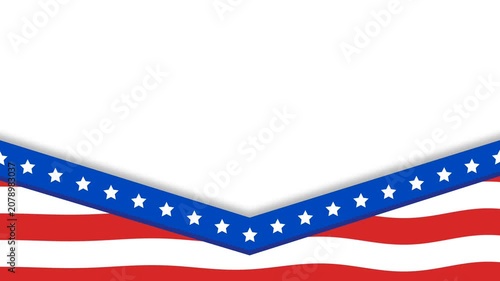 Patriotic American Family Day Celebration Background Design.