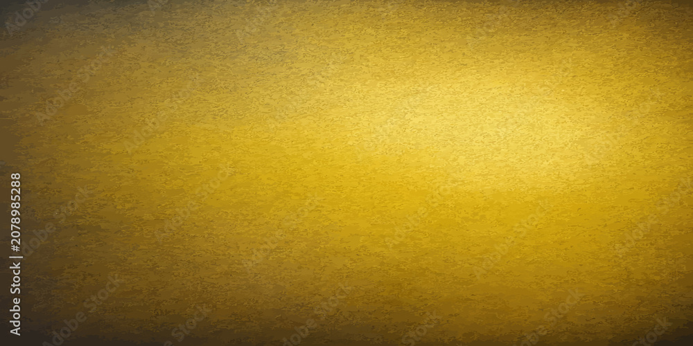 Fototapeta premium Abstract golden gradient background with smooth color and fine grain texture gradient abstract background metallic wallpaper backdrop artistic creative spectrum composition decorative