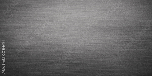 Schilderij op canvas Dark brushed metal texture background with a rough grunge gray surface design