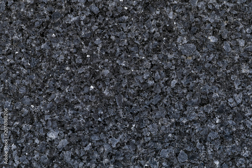 Schilderij op canvas Close Up Of Black Asphalt Or Fine Dark Gravel Seamless Texture