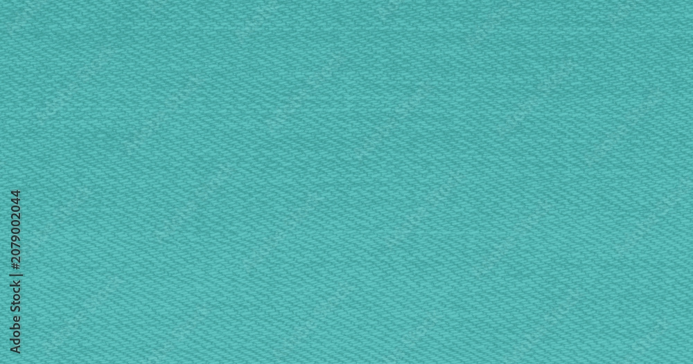 Fototapeta premium Teal soft weave fabric background