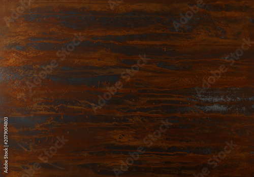 фотографія Decorative plaster texture, ornamental parget background with imitation of metal corrosion