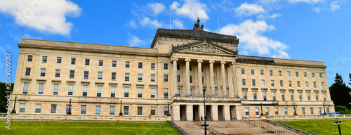 The Parliament Buildings in Belfast, also known as Stormont. This is the official seat of the Northern Ireland Assembly and the Government of Northern Ireland.