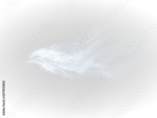 Foto Cold airflow wave with blue wind motion transparent PNG
