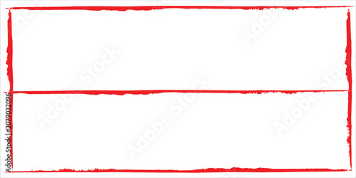 Red Grunge Border Frame With Blank White Center For Backgrounds Posters Invitations And Design