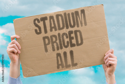 Foto "Stadium priced all" Everyone is being excluded by rising costs