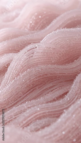 Soft waves ripple through translucent rods producing hypnotic premium abstract texture with cinematic visual depth