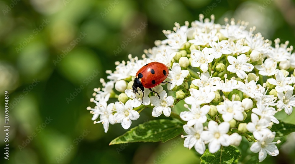 Obraz premium ladybug on daisy
