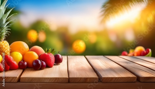 summer fruits wallpaper with blur background blurred summer background free space