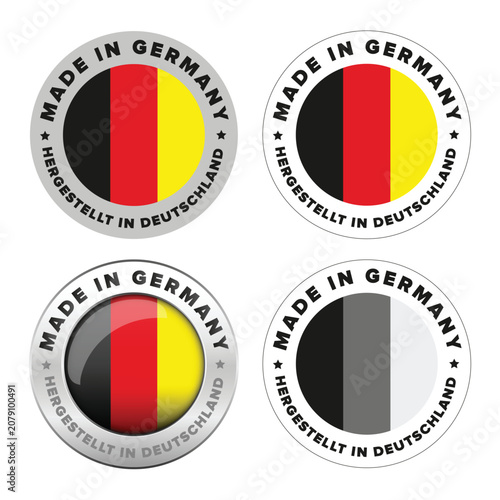 Made in Germany badgle logo set