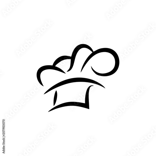 Chef Hat Icon - Culinary Symbol for Restaurants and Cafes