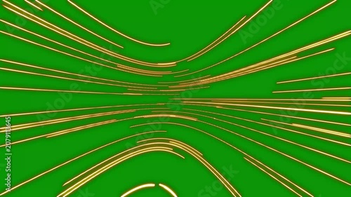 Neon speed line animation, glowing neon lights streaming across the screen, abstract glowing neon lights blinking lines moving animation, colorful neon line moving on green background. 4k video