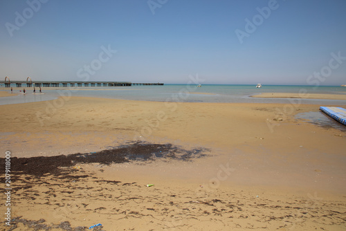Tide of the Red Sea Beach