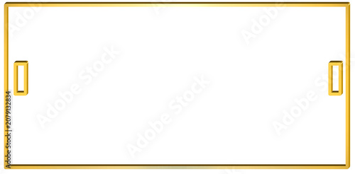 Gold frame 