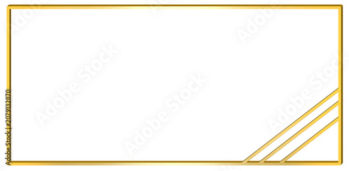 Gold frame 