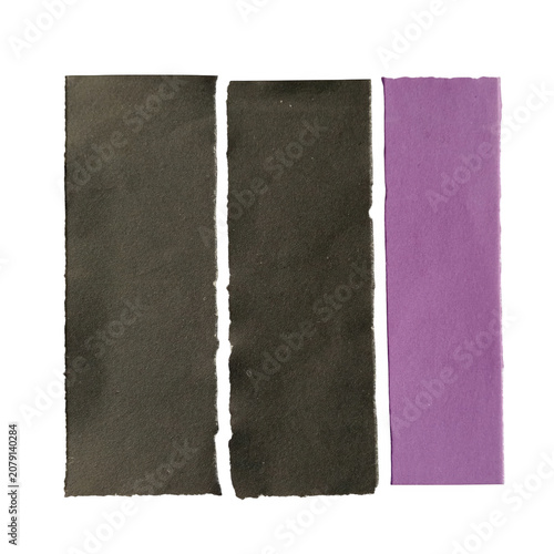 Two fabric swatches brown and pink texture samples isolated on transparent background