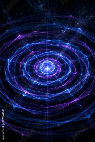 Energy Pulse Wave Abstract
