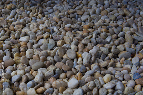 Photography Smooth River Pebbles and Stones Texture with Shallow Depth of Field Natural Zen