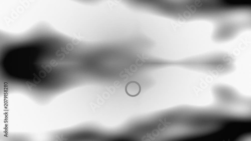 Abstract grayscale fluid patterns moving in a microscopic environment