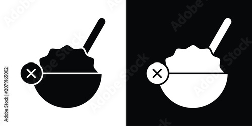 Fotografie Lack of appetite icon