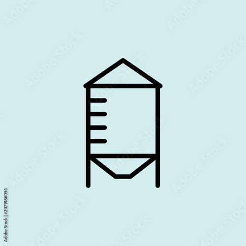 Icon of grain storage that attracts rodents and increases virus risk.