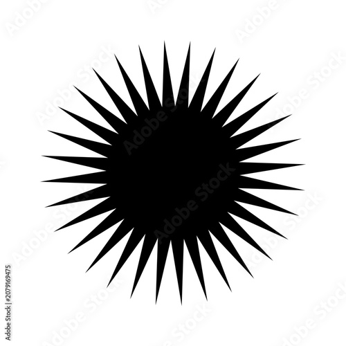 32 point star vector icon