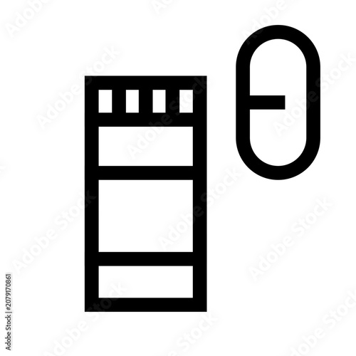 Medicine line icon