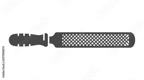 Cuadro en lienzo Wood Rasp Tool Vector Icon
