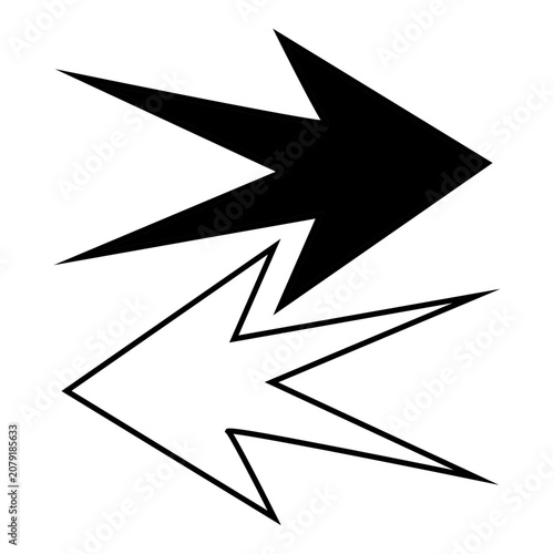 arrow dualtone icon. arrow icon. vektor. 